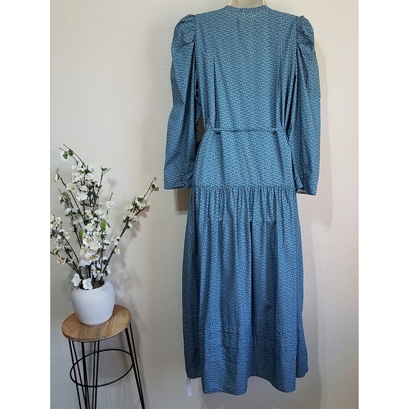 CHRISTY DAWN The Callan Dress in Geo Ditzy Azul - Picture 4 of 11